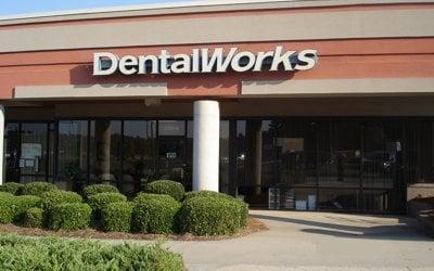 DentalWorks is in Greensboro at the Battleground Plaza Shopping Center