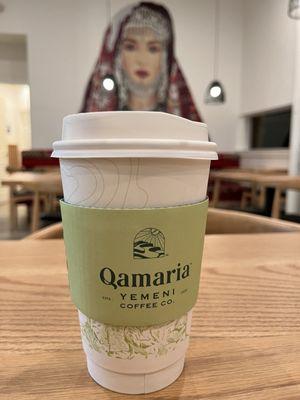 Qamaria latte hot