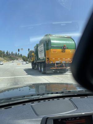 The driver of this truck was driving recklessly on Thursday, April 8, 2021 up Colima RD.