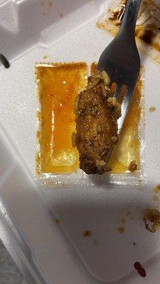 Wings smaller than a packet of duck sauce.