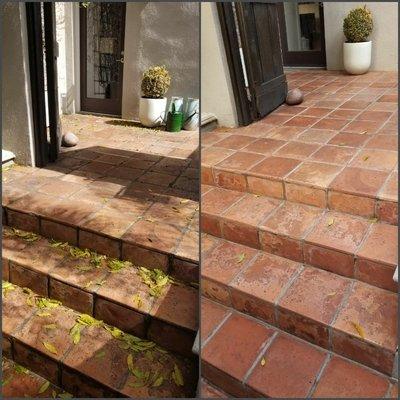 Pressure washing in Los Angeles...