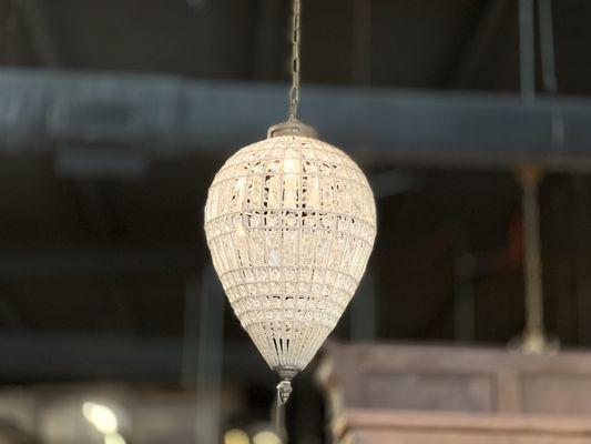 Vintage Teardrop Pendant light from Egypt.