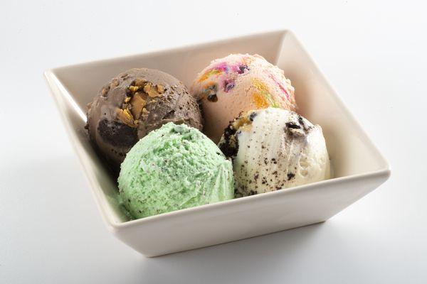 If you're having a hard time deciding, you can always get a 4 Scoop Sampler!