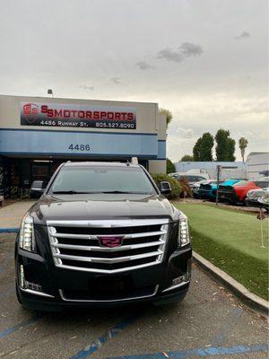 Phase 1 - Repainted Hood & Roof, Customized Emblem Pink & Black.