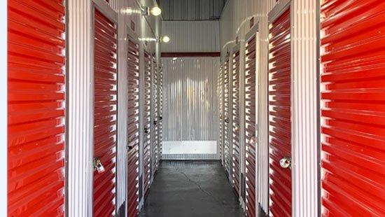 Hallway self storage units