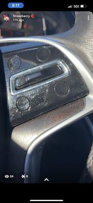 Dirty steering wheel!!!!