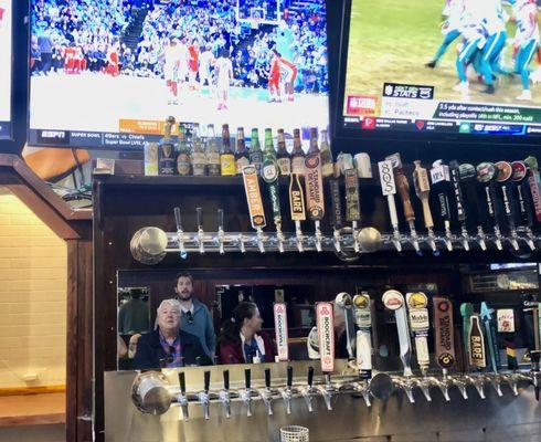 Copious beer taps, if you can reach them.