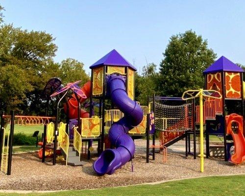 Bethany Ridge Park in Allen, TX -- playground structure