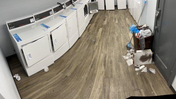 Half the washers and dryers don't work, and the laundry room is filthy.  one washer has been left filled now for over a month.