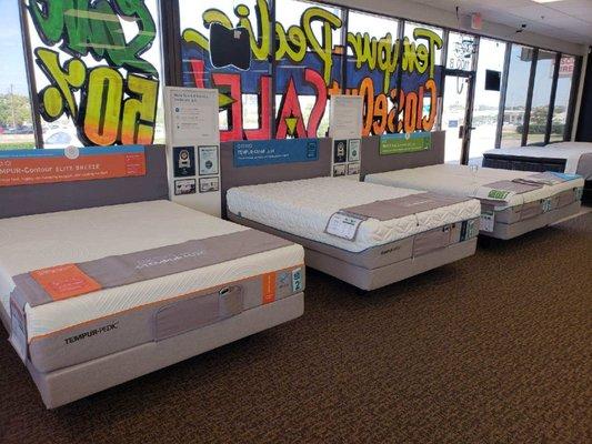 Levitz Mattress Company Plano Tempur-Pedic line