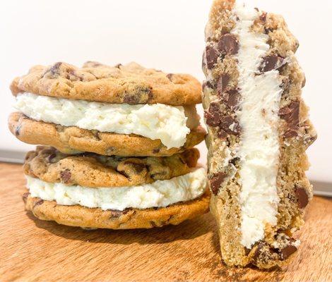 Chocolate chip sandwich