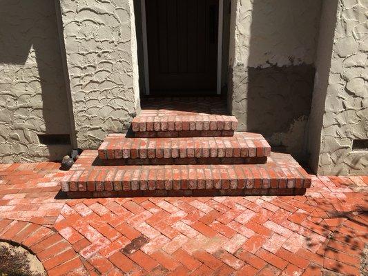 Brick steps