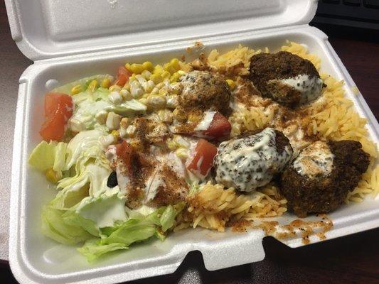 Falafel plate ($5)