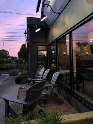 Outdoor seating