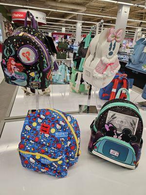 Disney and Hello Kitty backpacks!