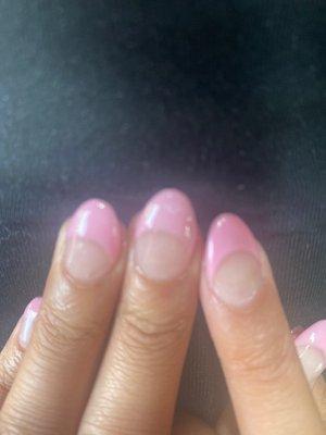 Horrible nail job