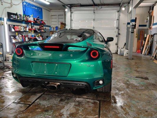 2017 Lotus Evora Maintenance wash on IGL Kenzo ceramic coated car