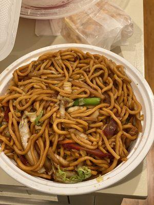 Roast pork lo mein (pint)