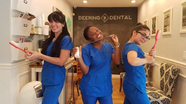 Our Hygiene team, ready to put a smile on your face!