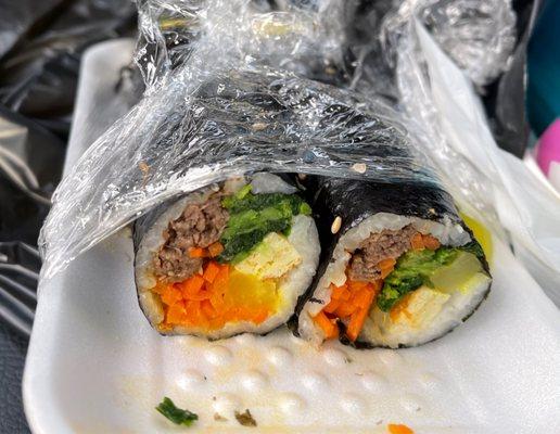 MEAT SUSHI ROLLS