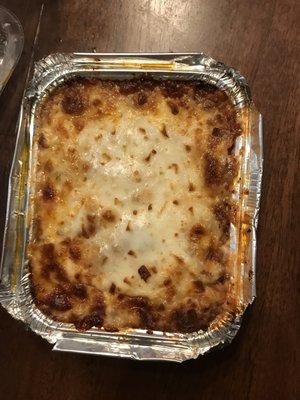 Lasagna (takeout)