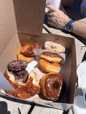 Dozen of mixed donuts