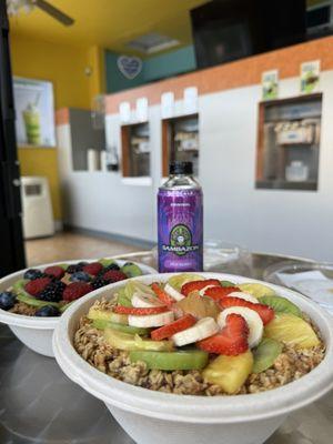 Two Very Berry Açaí bowls. One and only favorite spot for açaí bowls.