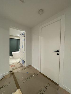 Modern interior doors. Customizing, installation, hardware. Dallas, TX