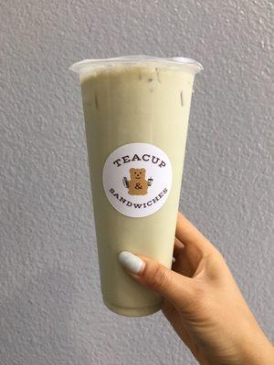 Matcha Milk Tea :( doesn't taste like matcha. It's 99% jasmine