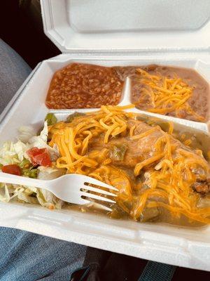 1. Chile Rellenos Plate