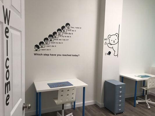 Our vision therapy room.