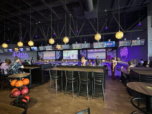 Bowling and seating