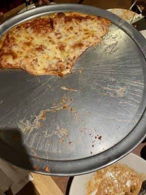 12" cheese pizza