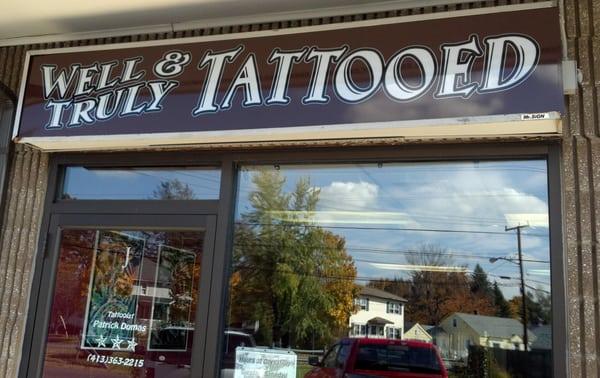 Welcome to Well and Truly Tattooed, located in the "Corner Shops"