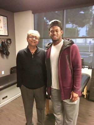 Dr. Moheimani and Juju Smith