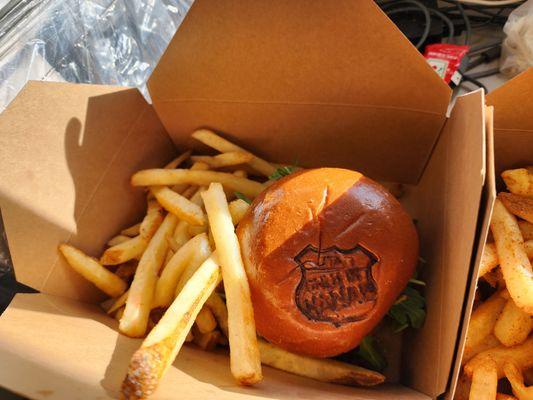 Burger and Fries Combo