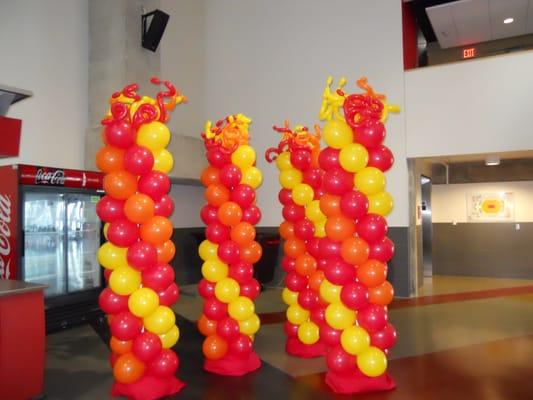 KFC National Ops Meeting Balloon Columns. They lasted all week! And looked amazing