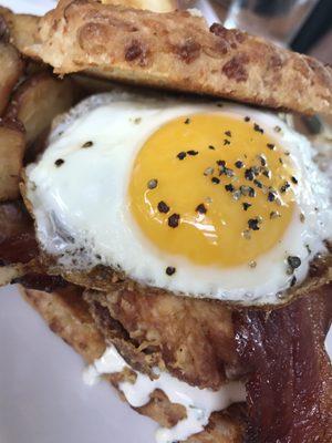 Chicken biscuit sandwich at newly opened Waypoint Public