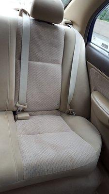 Example of how clean the seats are now.