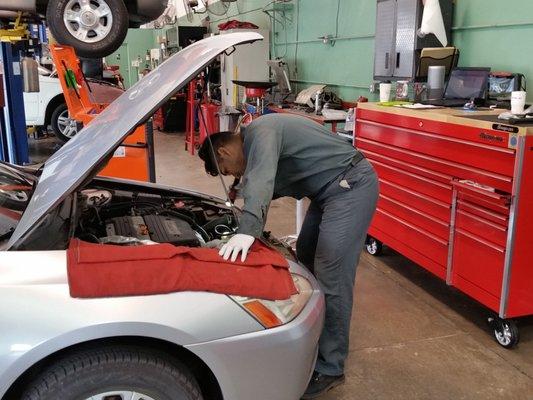 Car inspection and engine repair in northeast mesa