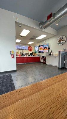 Panoramic view of counter