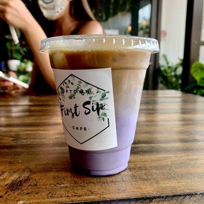 Ube Latte w/Oat Milk