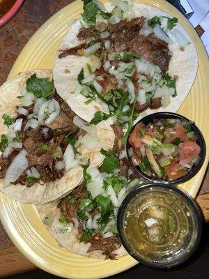 I didn't even open the salsa verde or taste the pick, I never made it that far but I did eat some meat from the tacos