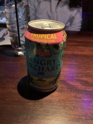 Tropical angry orchard hard cider