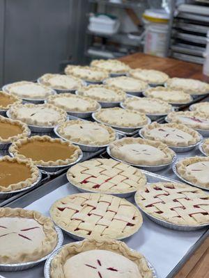 Thanksgiving pies