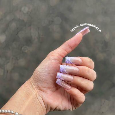 Nails extensions, nail design , nail art , dipping nails , short nails , long nails