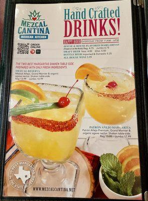 Check out their daily Happy Hour (Margaritas, Beer & Wine).