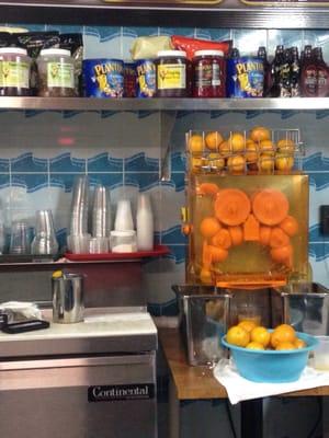 Fresh squeezed orange juice!