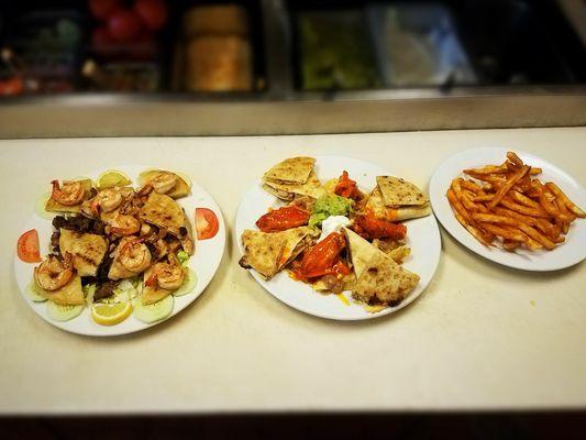 Haydee's Combo, Fiesta Platter, French Fries