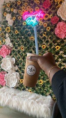 Flower Wall + Vietnamese Coffee